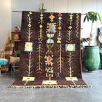 Marokkaans bruin Beni ourain-tapijt - Handgeweven, Nieuw