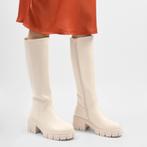 POSH by Poelman NORI Dames Hoge Laarzen - Crème - Maat 38, Kleding | Dames, Schoenen, Verzenden, Nieuw