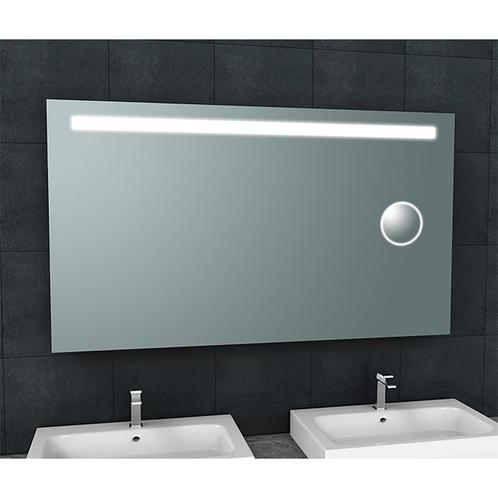 Wiesbaden Tigris Badkamerspiegel met LED - ScheerSpiegel -, Huis en Inrichting, Woonaccessoires | Spiegels, Nieuw, Ophalen of Verzenden