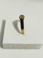 Zonder Minimumprijs - Ring - 9 kt. Geel goud Diamant, Sieraden, Tassen en Uiterlijk, Ringen, Nieuw