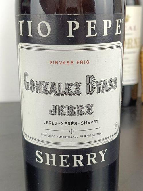 2x Gonzalez Byass Tio Pepe Sherry, Osborne Ducale Seco, Verzamelen, Wijnen