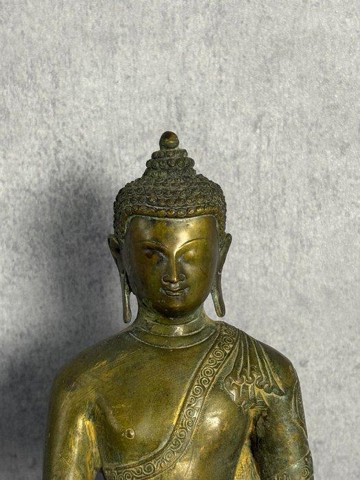 Shakyamuni Boeddha 30 cm / 3.5 kg - Brons - Tibet - 20e eeuw, Antiek en Kunst, Antiek | Overige Antiek