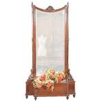 Zeldzaam mooie spiegel gerestaureerd bezorgd en met garantie, Antiek en Kunst, Antiek | Spiegels, Ophalen of Verzenden