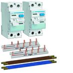 Hager VKS15S Dubbele RCD Aardlekautomaat Uitbreidingsset 40A, Verzenden, Nieuw, Overige typen
