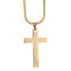 Fako Bijoux® - Cubaans Kruis Voor Mannen - Ketting Met Kruis, Sieraden, Tassen en Uiterlijk, Kettingen, Verzenden, Nieuw