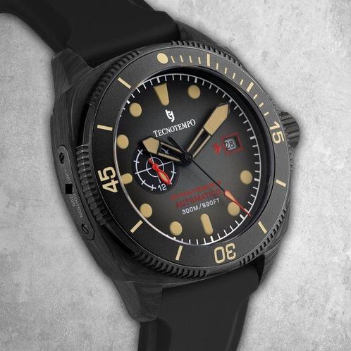 Tecnotempo - Strategico - Forged Carbon & Titanium -, Sieraden, Tassen en Uiterlijk, Horloges | Heren