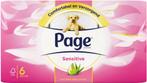PAGE SENSITIVE TOILETPAPIER PAK 6 ROLLEN, Diversen, Verzenden, Nieuw