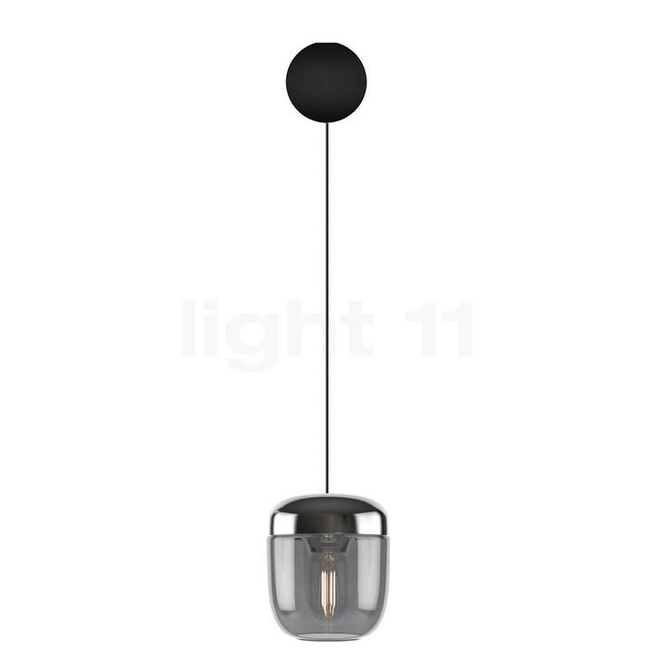 Umage Acorn Cannonball Hanglamp zwart, smoke/staal, Huis en Inrichting, Lampen | Hanglampen, Nieuw, Verzenden
