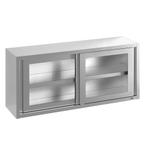 GGM Gastro | RVS wandkast - 1400x400mm - met | WSI144, Verzenden, Nieuw in verpakking, Meubilair