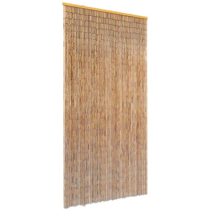 Bamboe Vliegengordijn 90x220 - Tweedekansje - Bescherm je..., Doe-het-zelf en Verbouw, Deuren en Horren, Nieuw, Hout, Hordeur