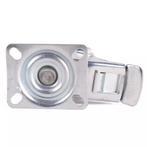 Benson Zwenkwiel met rem - 75 mm - Stalen velg - Massieve..., Doe-het-zelf en Verbouw, Zwenkwielen, Ophalen of Verzenden, Nieuw