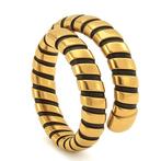 Ring - 18 karaat Geel goud, Staal, Nieuw