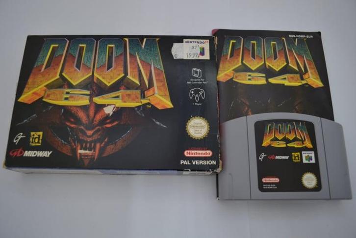Doom 64 (N64 EUR CIB), Spelcomputers en Games, Games | Nintendo 64, Zo goed als nieuw, Verzenden