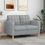 Stijlvolle 2-zits Bank Lichtgrijs - Retourdeal - Comfortabel, 75 tot 100 cm, Ophalen of Verzenden, Minder dan 150 cm, Nieuw