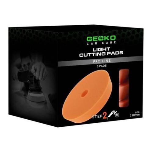 GECKO 150MM POLIJSTPADS LIGHT CUTTING ORANGE 5 Stuks, Auto diversen, Onderhoudsmiddelen, Ophalen of Verzenden