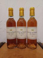 1998 Château de Fargues - Sauternes - 3 Halve flessen, Nieuw