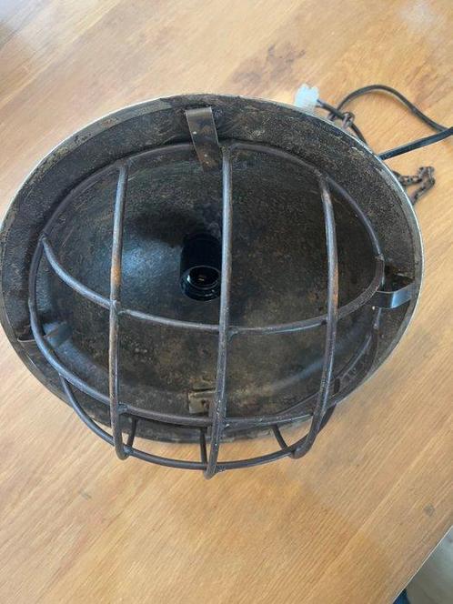 Lamp - Mk II - Staal - Engelse helm lamp, Antiek en Kunst, Curiosa en Brocante