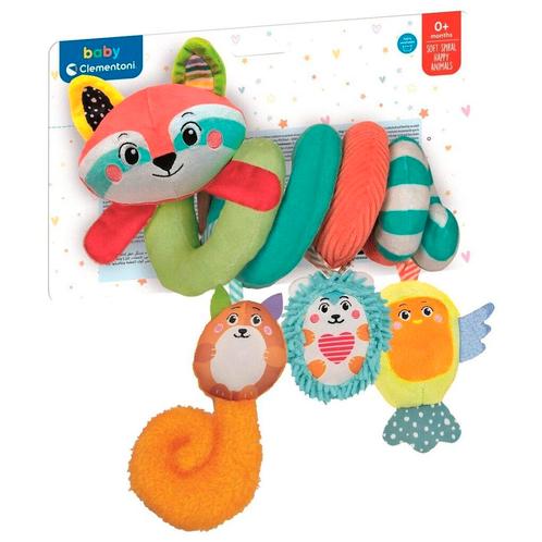 Clementoni Happy Animals Kinderwagenspiraal, Kinderen en Baby's, Speelgoed | Babyspeelgoed, Nieuw, Verzenden