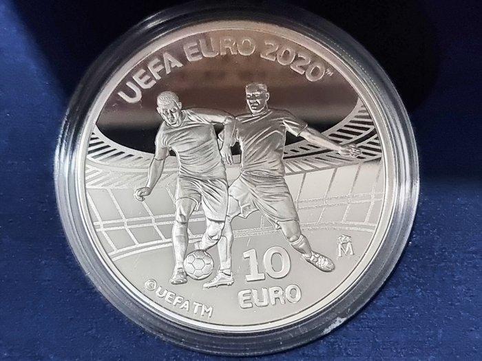 Spanje. 10 Euro 2020 UEFA Euro 2020 Proof (Zonder, Postzegels en Munten, Munten | Europa | Euromunten