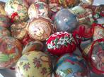 Kerstdecoratie (35) - Papier-maché - Vintage kerstballen, Diversen, Kerst, Nieuw
