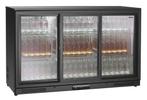 Bartscher Barkoelkast 270L | Zwart | 3 schuifdeuren | LED-ve, Ophalen of Verzenden, Nieuw