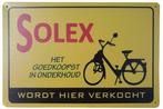 Solex wordt hier verkocht reclamebord, Verzamelen, Merken en Reclamevoorwerpen, Nieuw, Verzenden