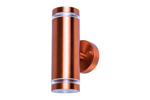 Integral wandlamp koper IP65 Up&Down voor 2x GU10 LED lam..., Huis en Inrichting, Lampen | Overige, Nieuw, Ophalen of Verzenden