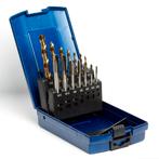 RVS Boor en Machine Tappen-set HSS-Co 14dlg M3-M12 Mblade, Verzenden, Nieuw