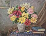 Joaquim Marsillach Codony (1905-1986) - Bodegón de flores, Antiek en Kunst