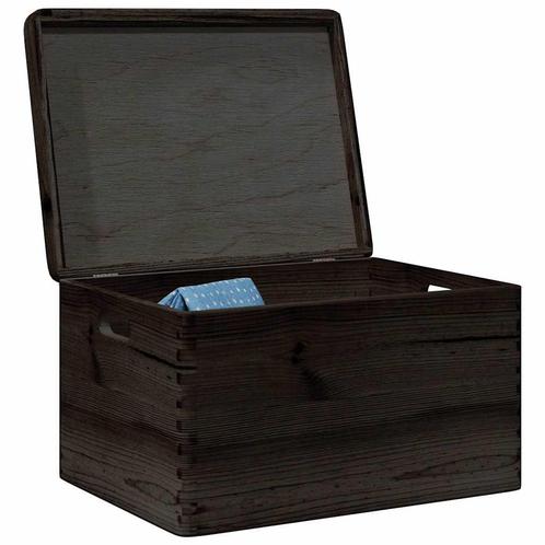vidaXL Houten kist met deksel&handvatten 40x30x23cm, Huis en Inrichting, Woonaccessoires | Kisten, Nieuw, Verzenden