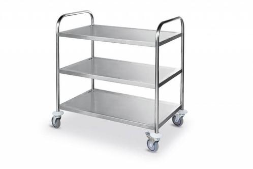 RVS Serveerwagen met 3 bladen 94(h)x85x54cm Combisteel, Zakelijke goederen, Horeca | Meubilair en Inrichting, Verzenden