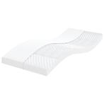 vidaXL Schuimmatras 7 zones hardheid 20 ILD 80x200 cm wit, Verzenden, Nieuw
