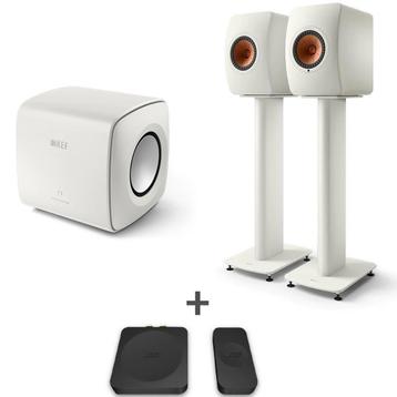 Tweedekans: KEF Combi Deal LS50 Wireless II + S2 stands +