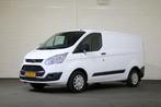 Ford Transit Custom 2.0 TDCI 105pk Euro 6 L1 H1 Trend Airco, Stof, Gebruikt, Euro 6, Wit