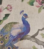 300x280 cm! Stof Art Nouveau met exclusieve pauwen - 300x280