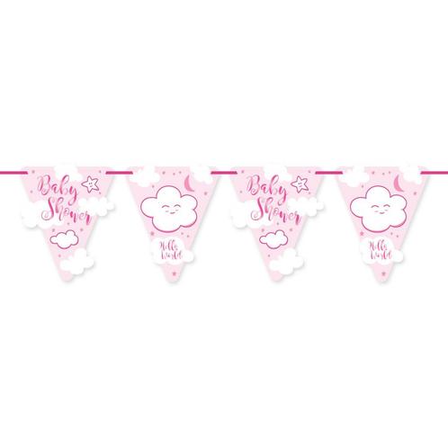 Babyshower Meisje Slingers 6m, Hobby en Vrije tijd, Feestartikelen, Nieuw, Verzenden