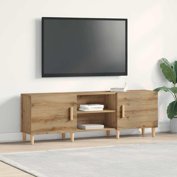 vidaXL TV-kast artisanaal eikenkleurig 150 x 30 x 50 cm, Huis en Inrichting, Kasten | Televisiemeubels, Nieuw, Overige houtsoorten