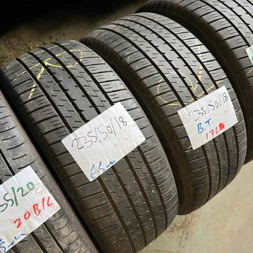2 x Bridgestone Turanza 235-50-18 Zomerbanden 6,5mm beschikbaar voor biedingen
