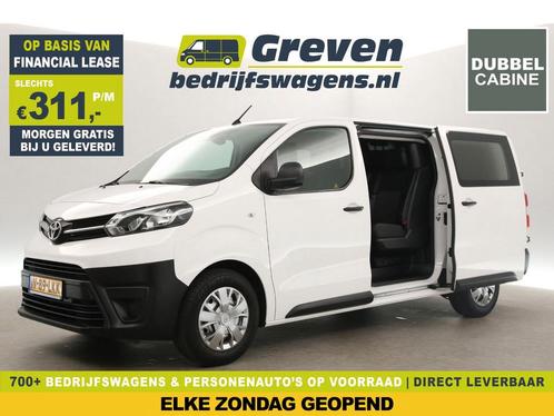 Toyota PROACE Worker Long 2.0 D-4D L3H1 DC 6 Pers PDC €311pm, Auto's, Bestelauto's, Handgeschakeld, Diesel, Wit, Toyota, Verzenden