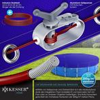 Zwembad Afdekzeil - Rond - Solarzeil - 460 cm - Blauw - KESS, Verzenden, Zo goed als nieuw