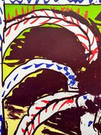Pierre Alechinsky (1927) - Composition, Antiek en Kunst