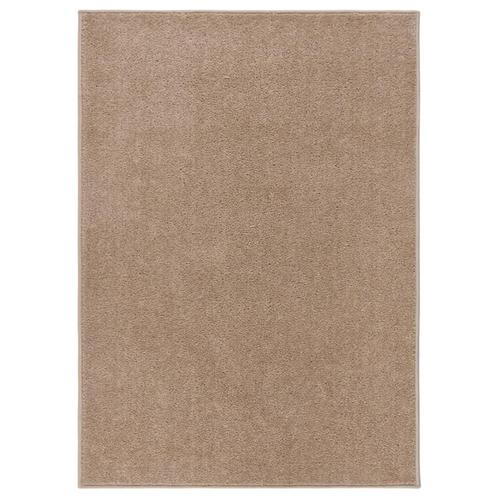 vidaXL Vloerkleed kortpolig 120x170 cm bruin, Huis en Inrichting, Stoffering | Tapijten en Kleden, Bruin, Nieuw, Verzenden