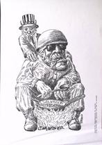 amerika mengt zich in el salvador op poster (lijst optie), Verzamelen, Posters, Verzenden, Nieuw, Overige onderwerpen, Met lijst
