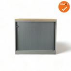 Ahrend Roldeurkast - 74x80x45 - zilvergrijs (Kantoorkasten), Zakelijke goederen, Werkplek, Kast, Gebruikt, Ophalen of Verzenden
