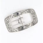 NO RESERVE (grote) Sterling - Gesp - Werkgereedschap, Antiek en Kunst, Antiek | Goud en Zilver