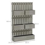 Hoogbed Hout, Verstelbaar Plantenbed Met Klimrek Koude Bak T, Verzenden, Nieuw