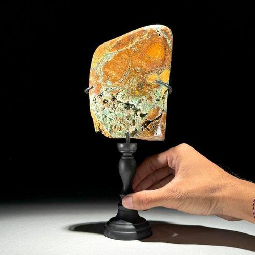 GEEN VEILINGPRIJS - Prachtig paar volledig gepolijste groene, Antiek en Kunst, Kunst | Designobjecten