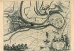 Stadsplattegrond van Limbourg, Antiek en Kunst, Kunst | Etsen en Gravures