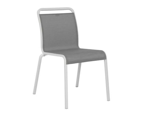 Stern Oskar Stapelstoel Aluminium - Grafiet/zilvergrijs, Huis en Inrichting, Stoelen, Ophalen of Verzenden