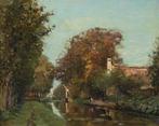 Louis Apol (1850-1936) - Mauritskade op een zomerse dag, Antiek en Kunst, Kunst | Schilderijen | Klassiek